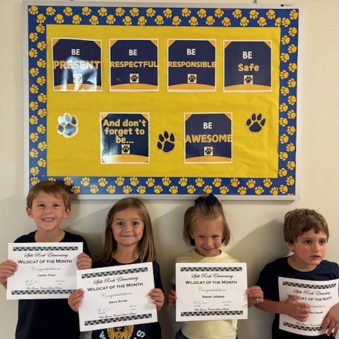 SR Wildcats of the Month