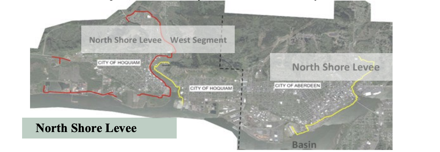 map of the affected project area to build a levy