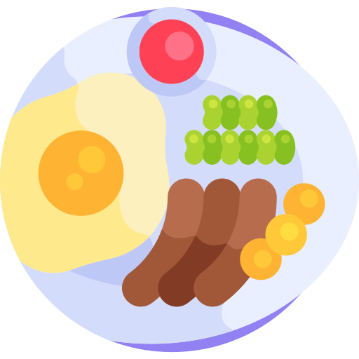 breakfast plate icon