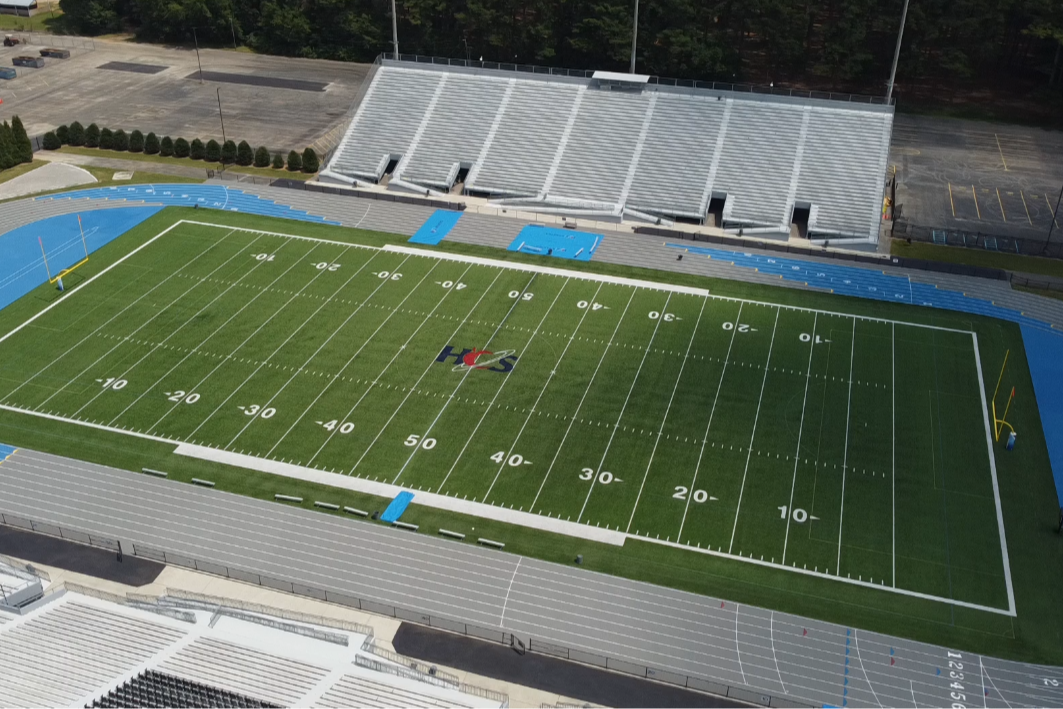 Football field at Milton Frank