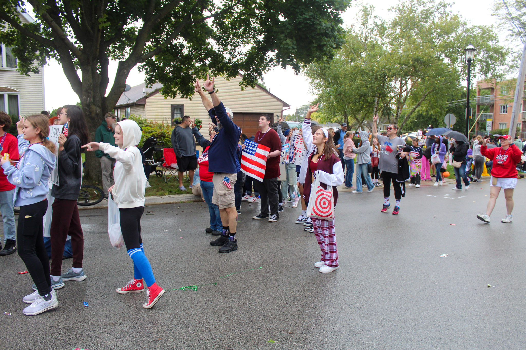 American Sign Language Club walkers