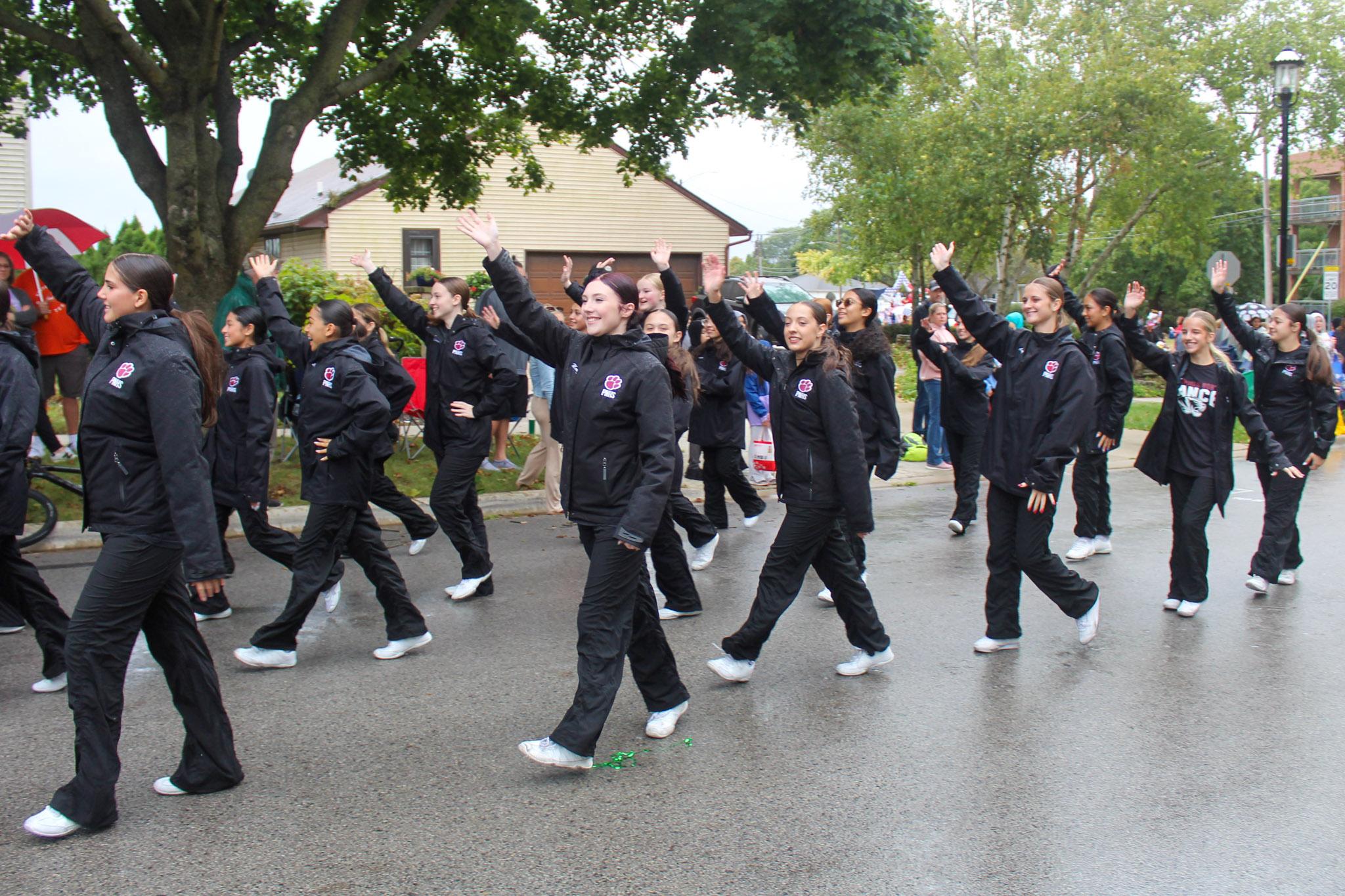 Plainfield North High School cheerleaders