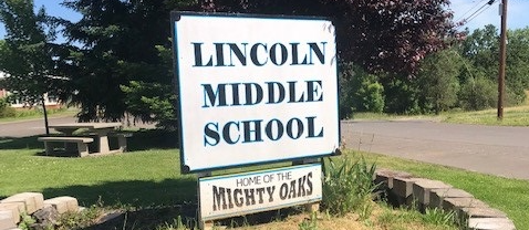 Lincoln Middle School Sign