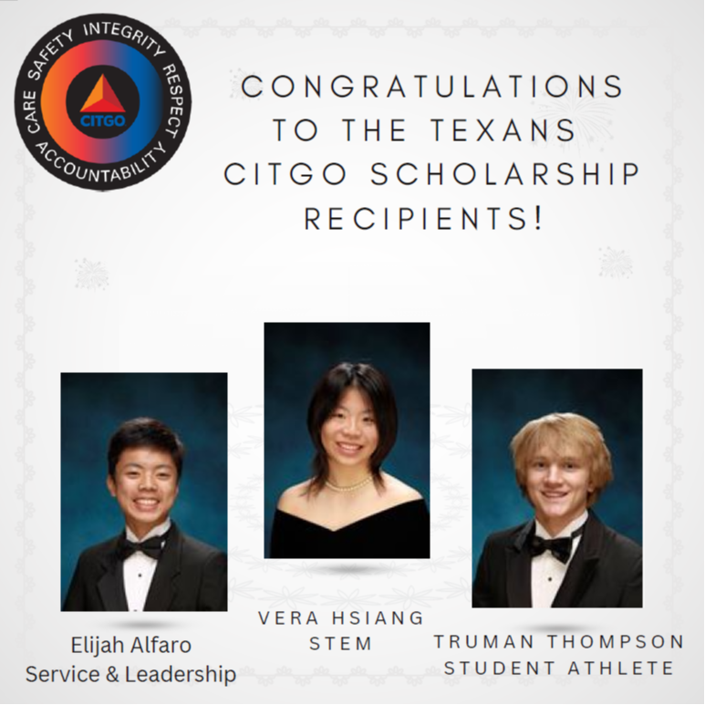 Please help us congratulate our 2024 CITGO Scholarship Recipients!