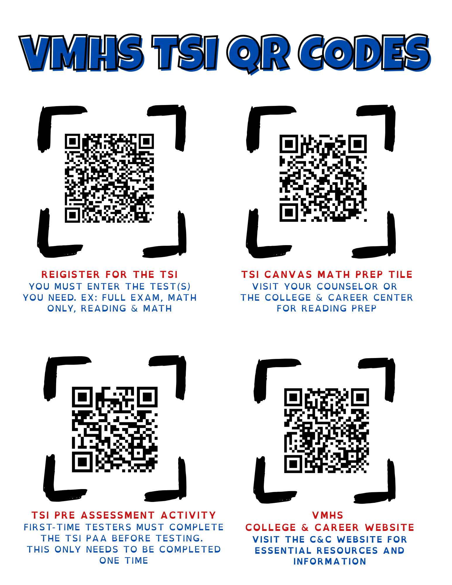 TSI QR Codes