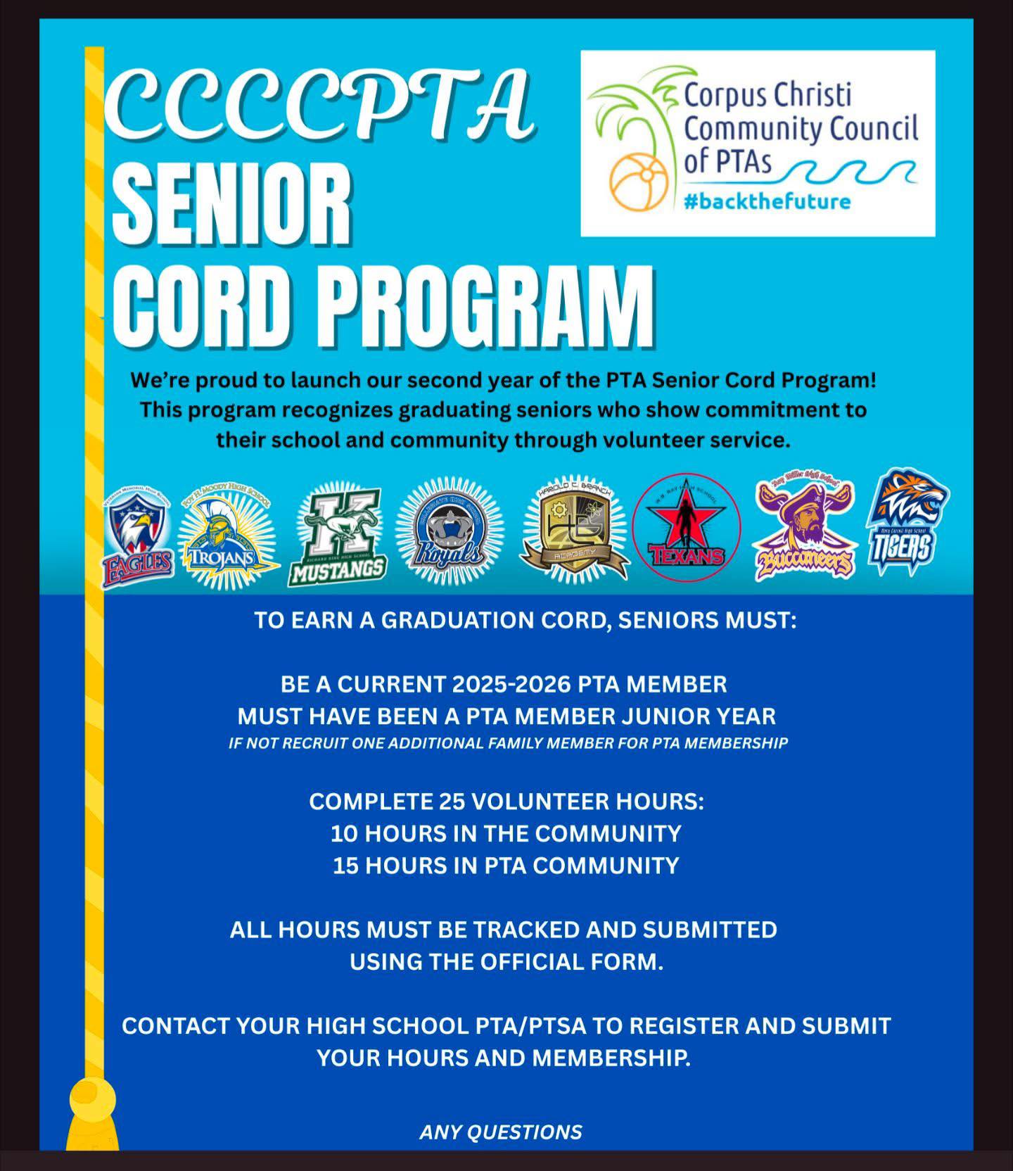 CCCCPTA Sr Cord Program