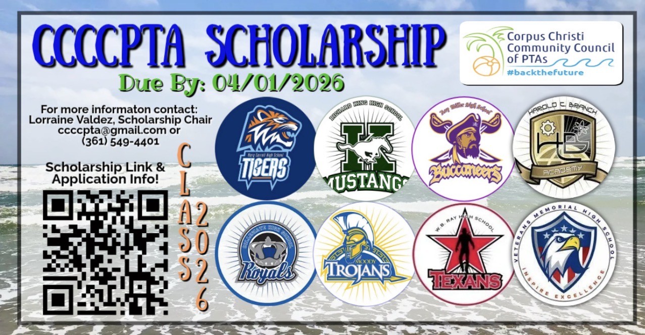 PTA Scholarship, Due April 1