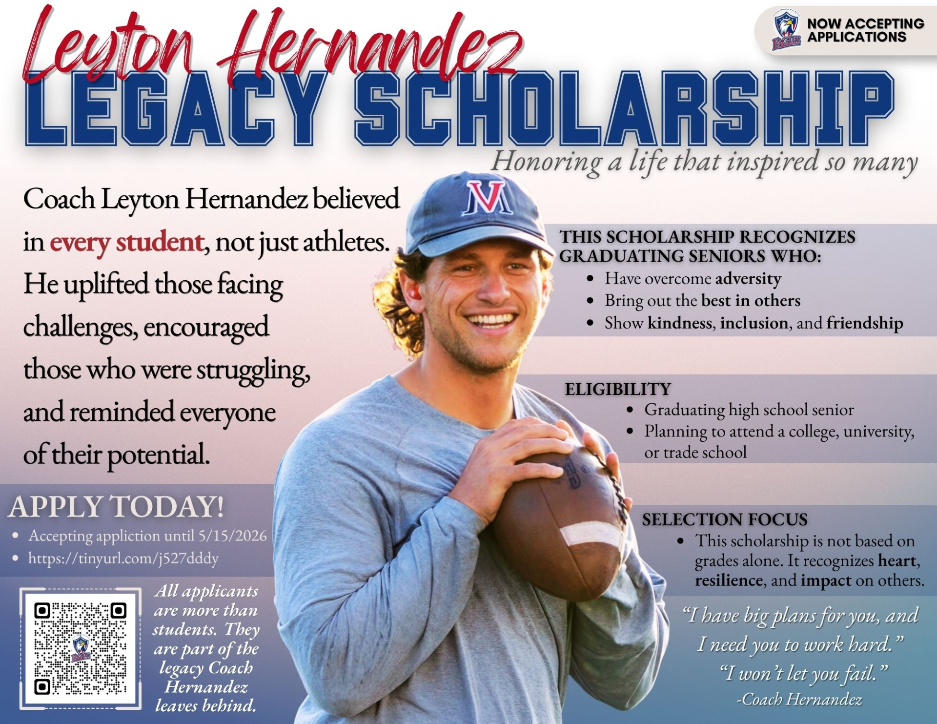 Leyton Hernandez Scholarship