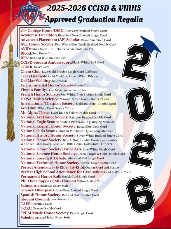 2026 grad Regalia