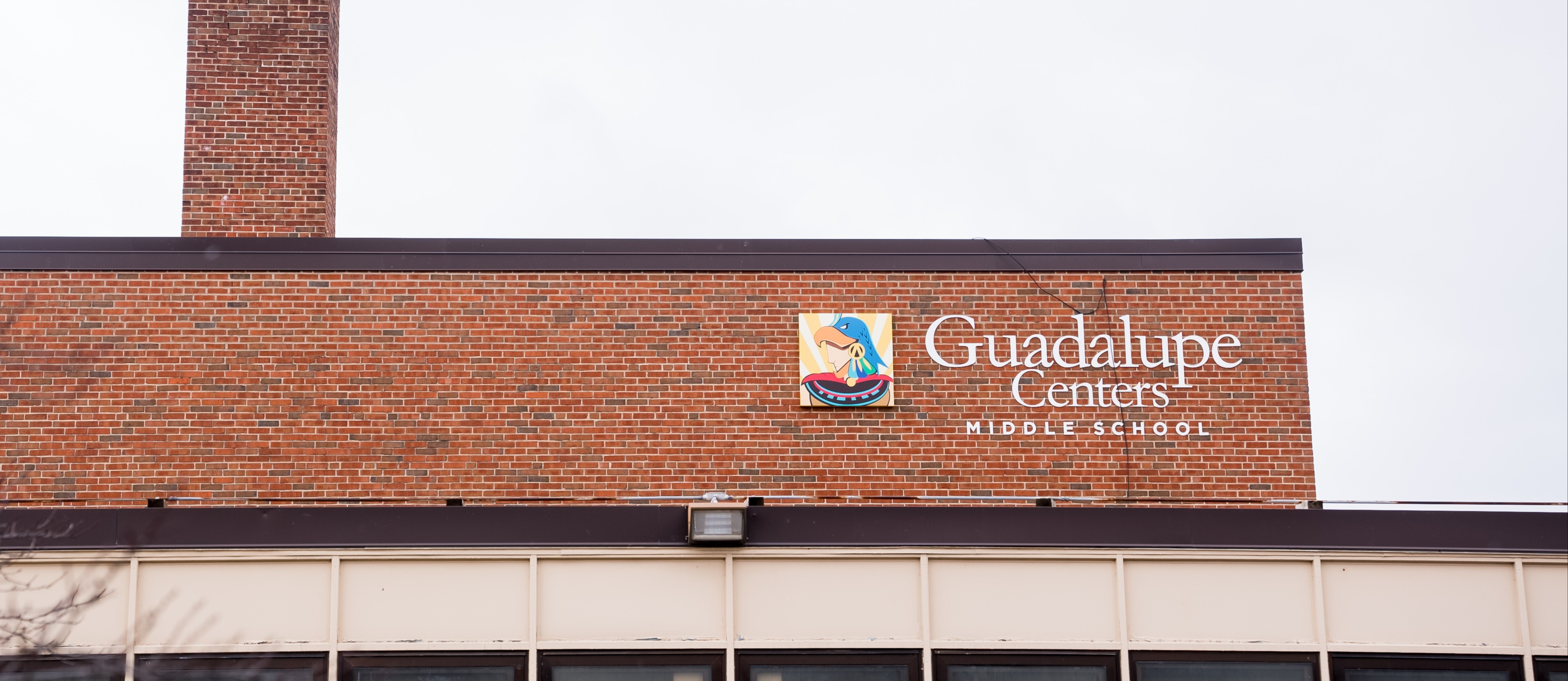 outside of Guadalupe Centers Middle School