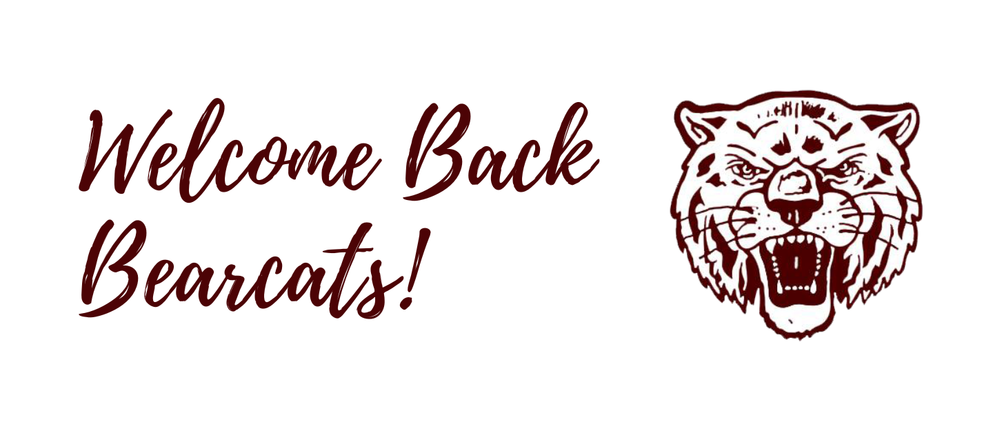 welcome back bearcats logo
