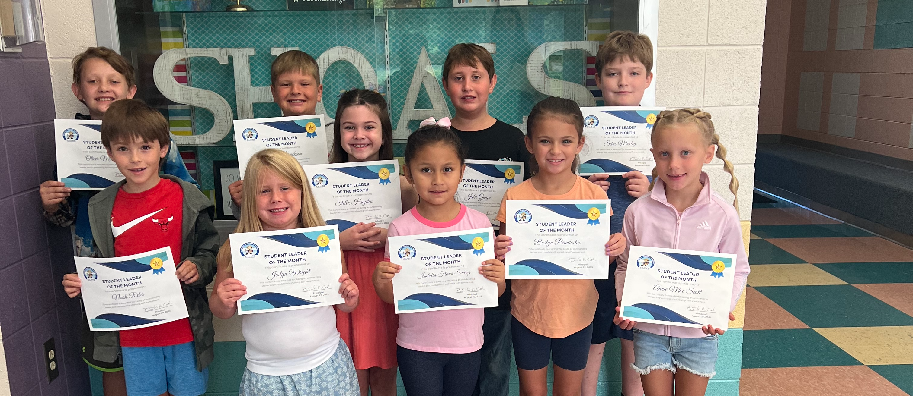 August Leaders of the Month