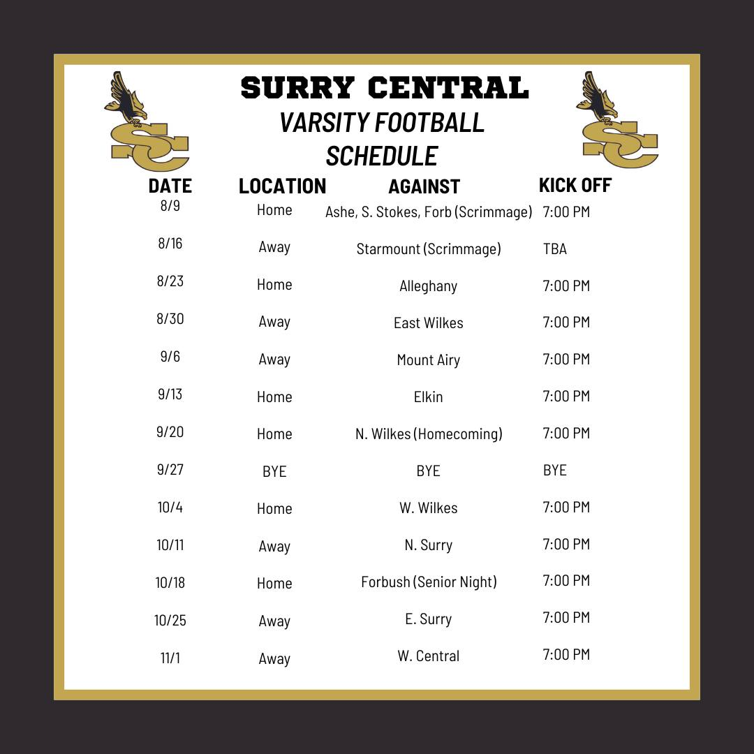 Football Schedule