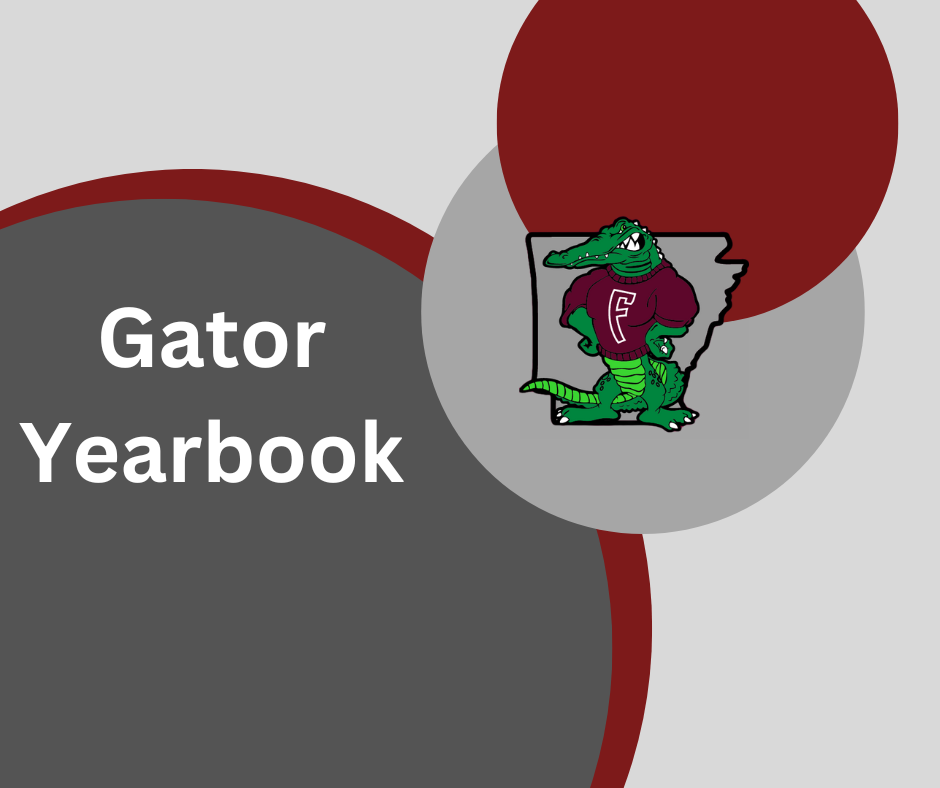 Gator Yearbook graphic with logo