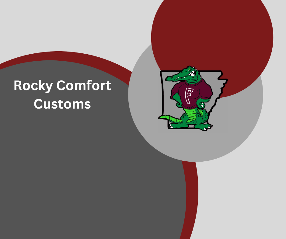 Rocky Comfort Customs with gator logo