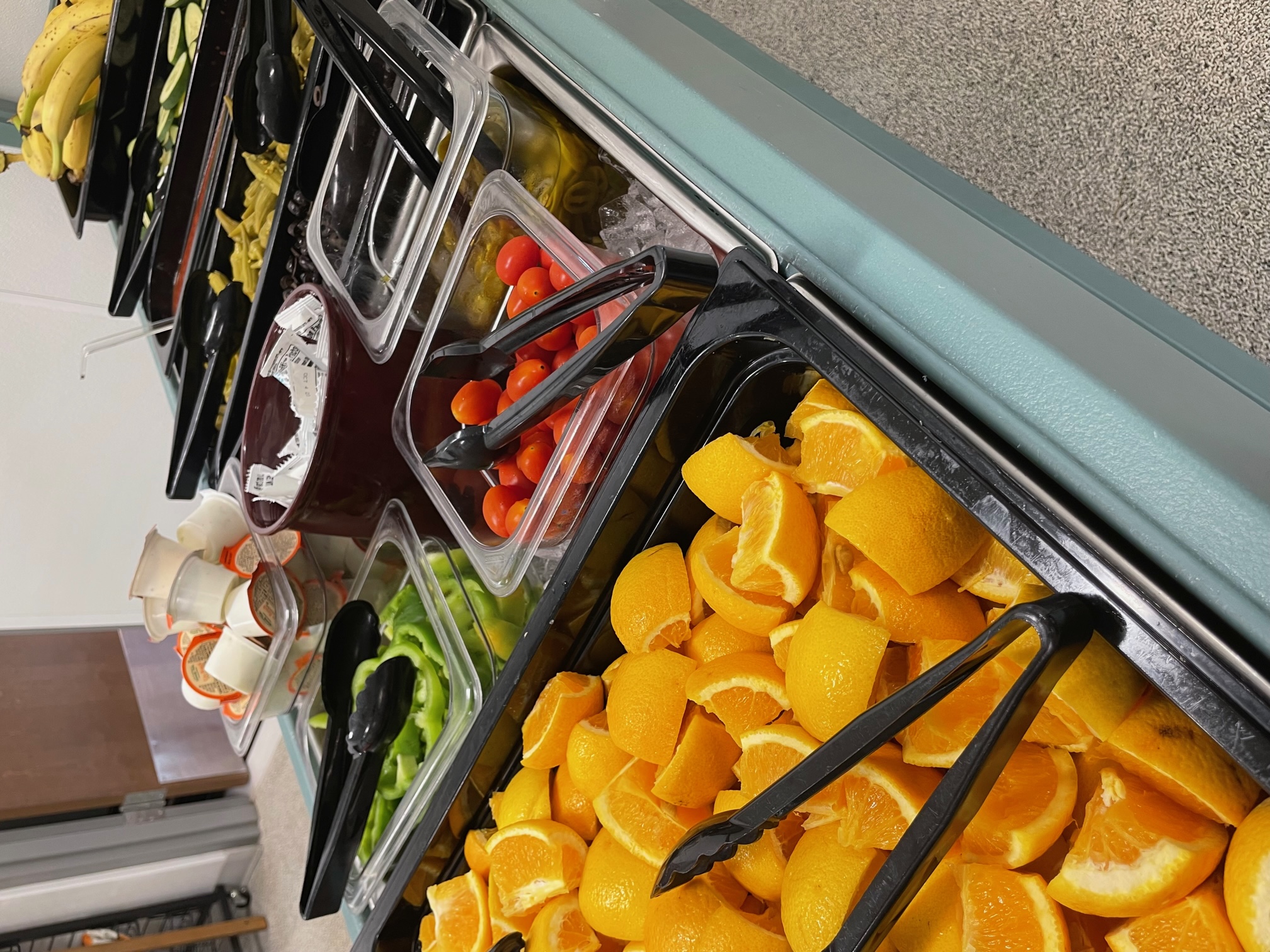 Fruit and salad bar