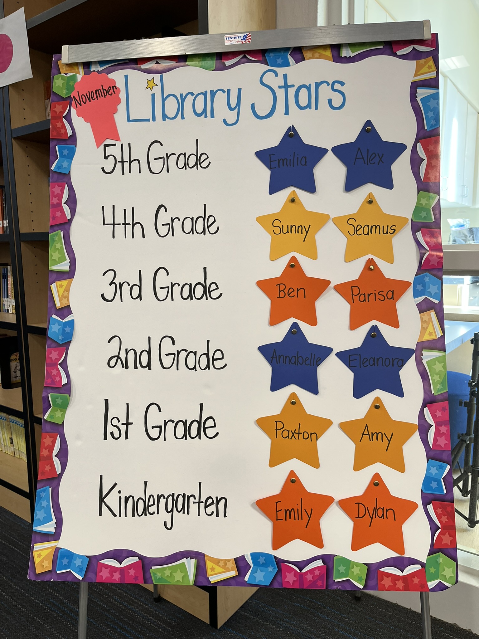 November Library Stars