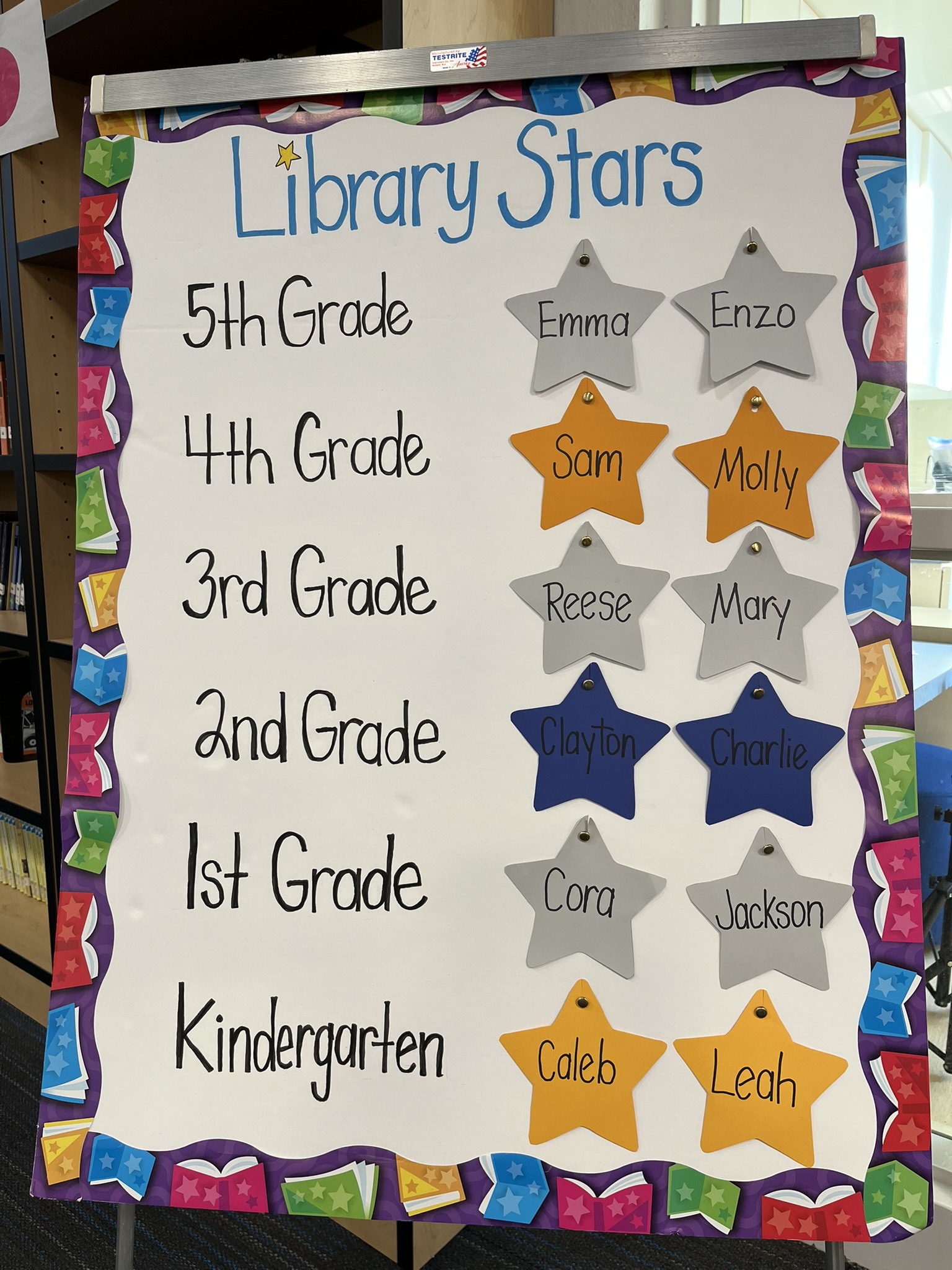 December Library Stars