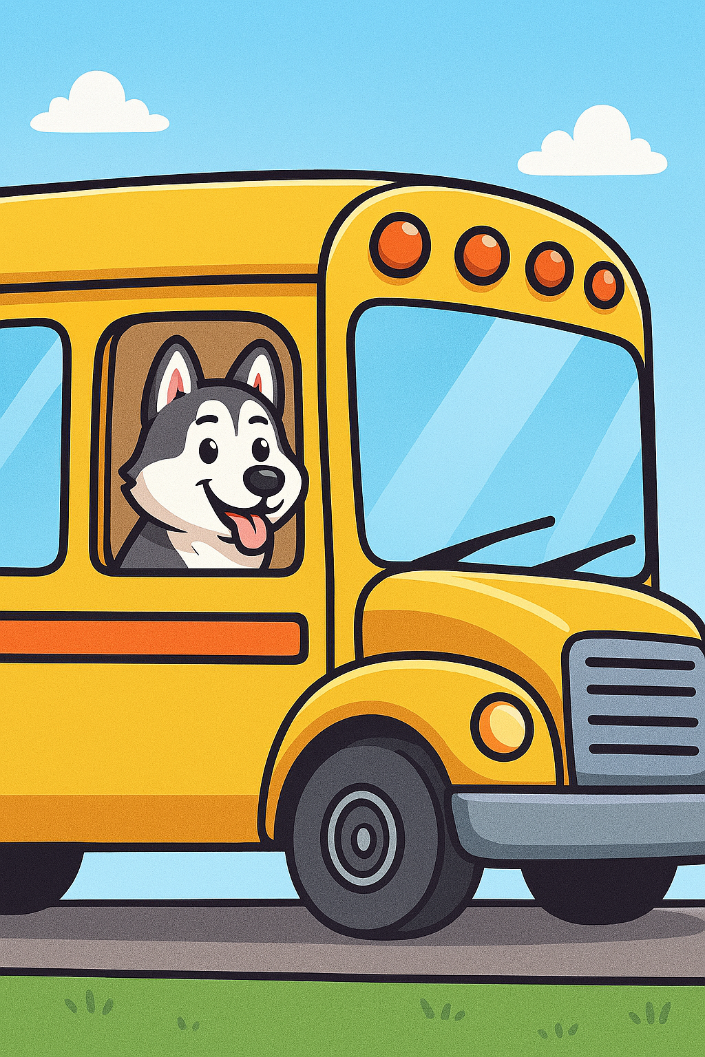 Ride with pride like our mascot!