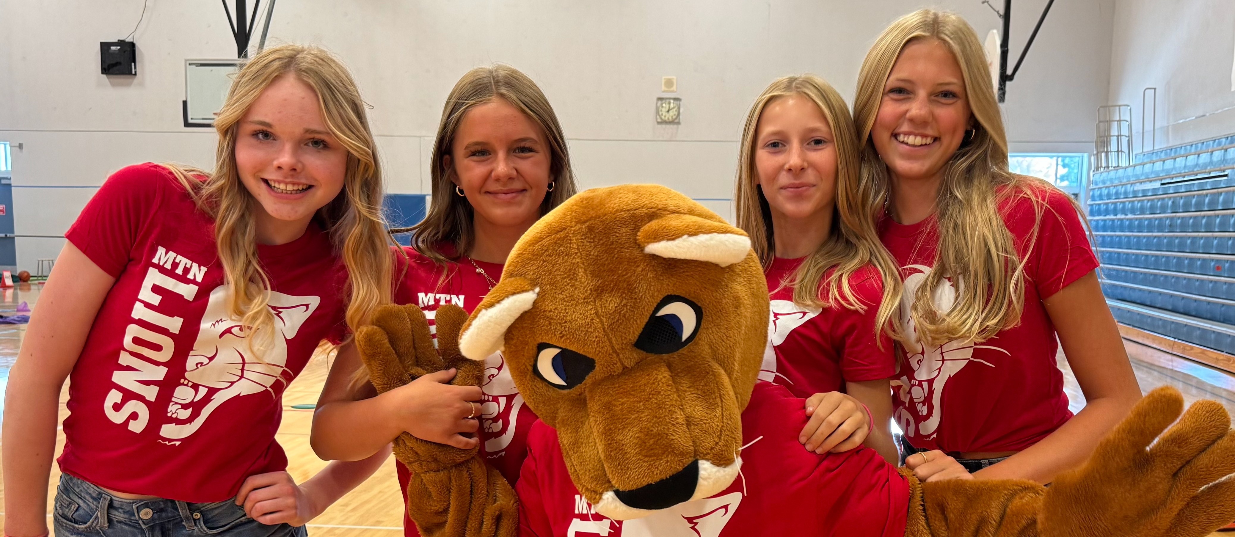ASB Officers and our Marvin the Mtn Lion Mascot