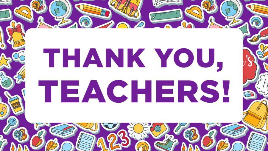 thank you teachers