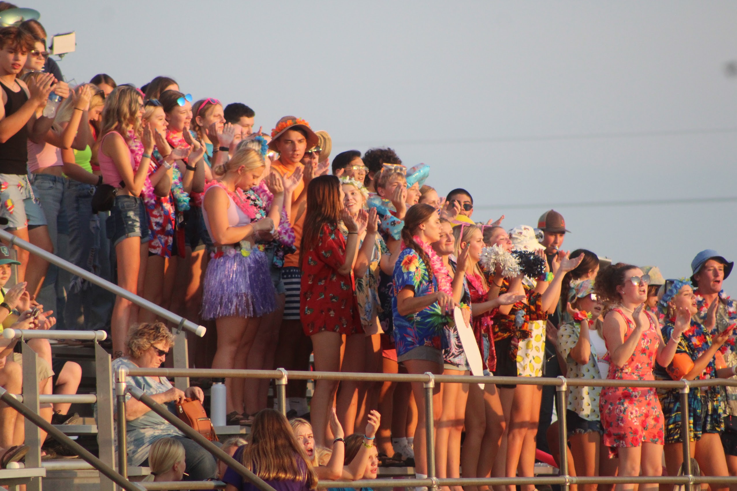 Northeast football game  student section
