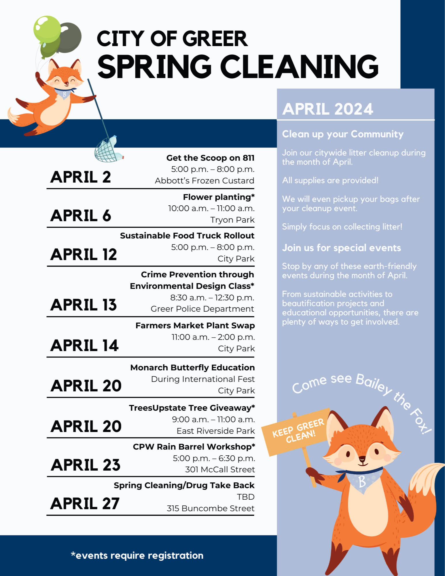 spring cleaning schedule