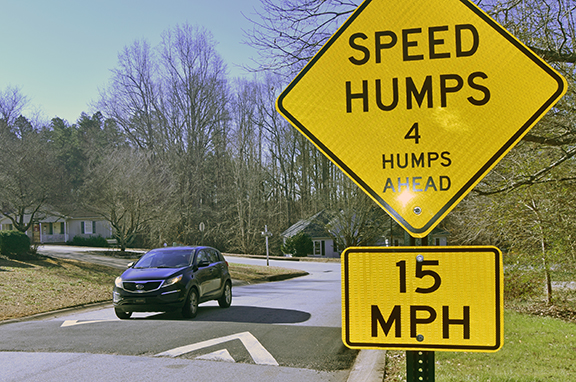 speed hump photo