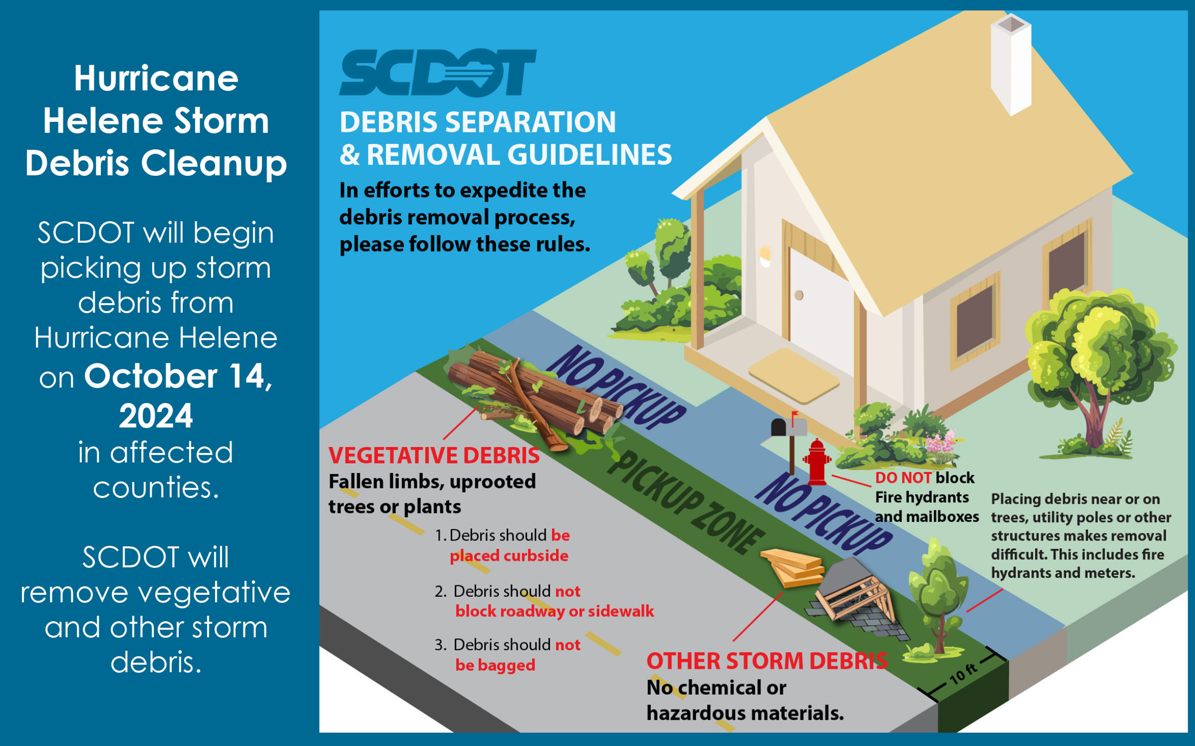 scdot hurricane helene handout