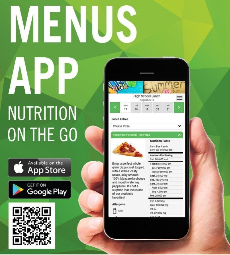 Menus App Flyer Info
