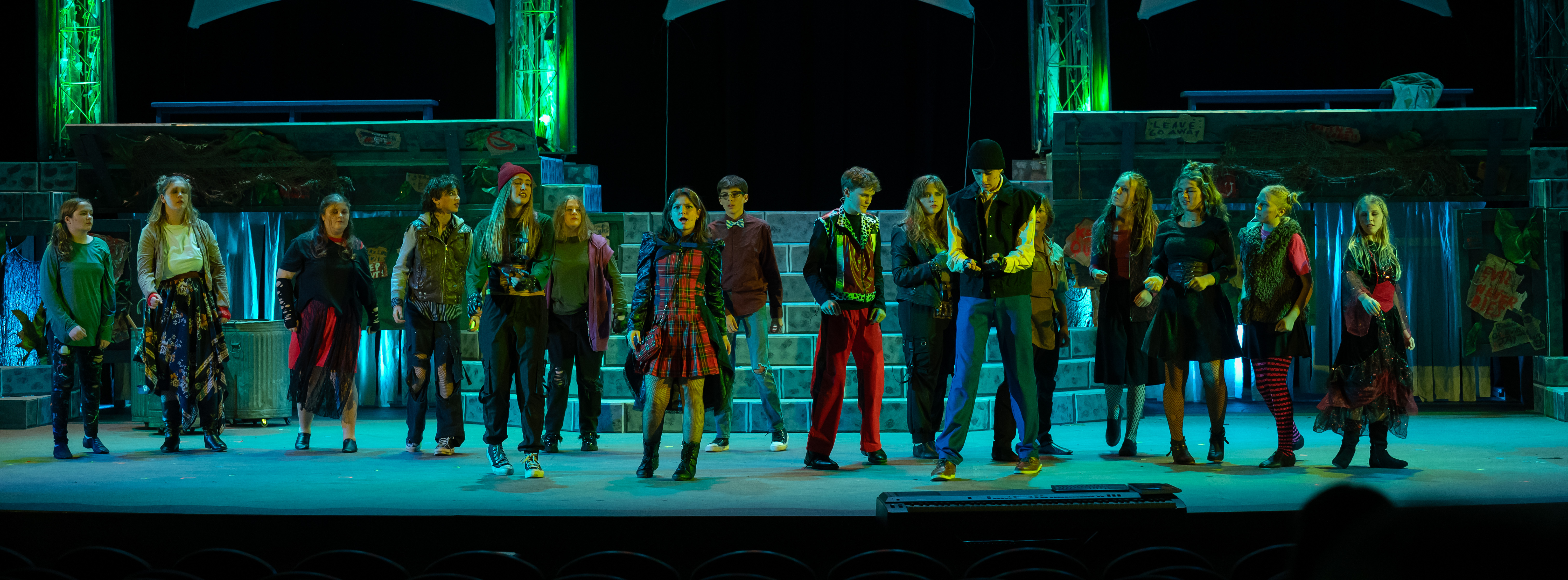 Scene from the Fall Musical Descendants at Pine City High School