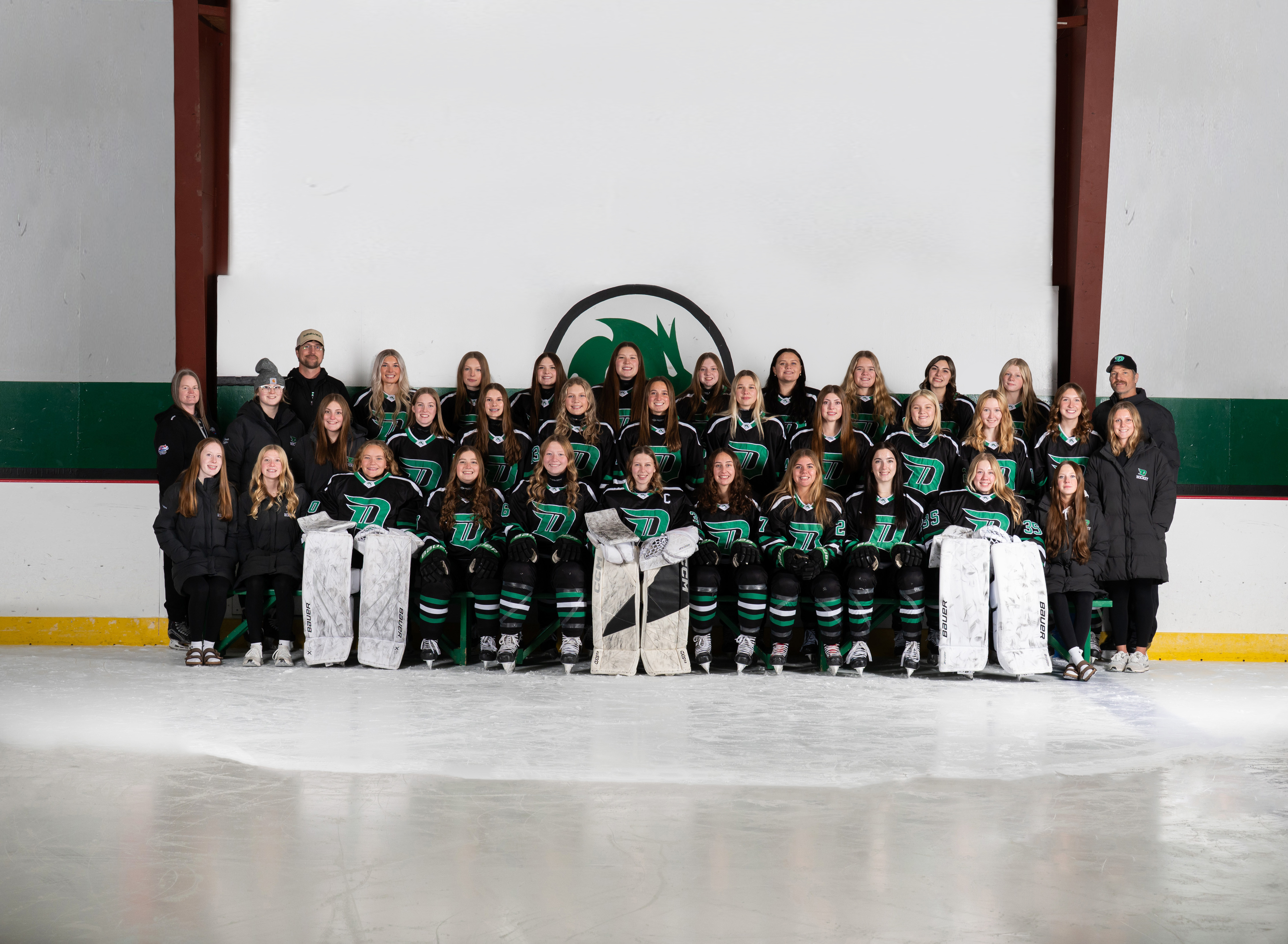 Girls Hockey Team for 2025-26 Season at Pine City High School