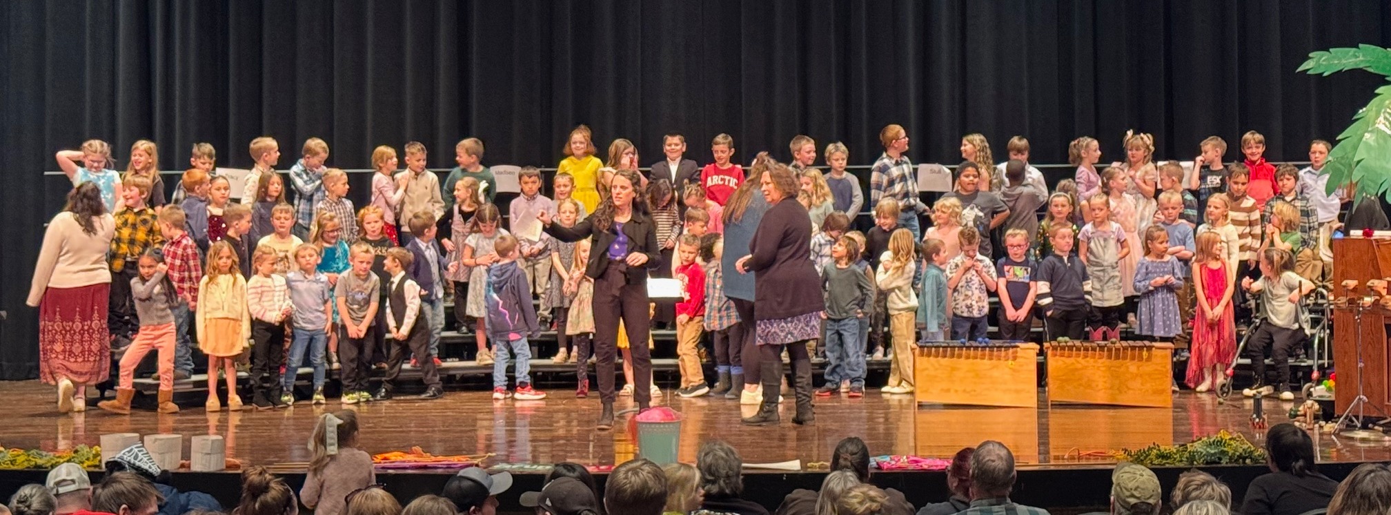 Pine City Elementary First Graders perform their annual grade level program