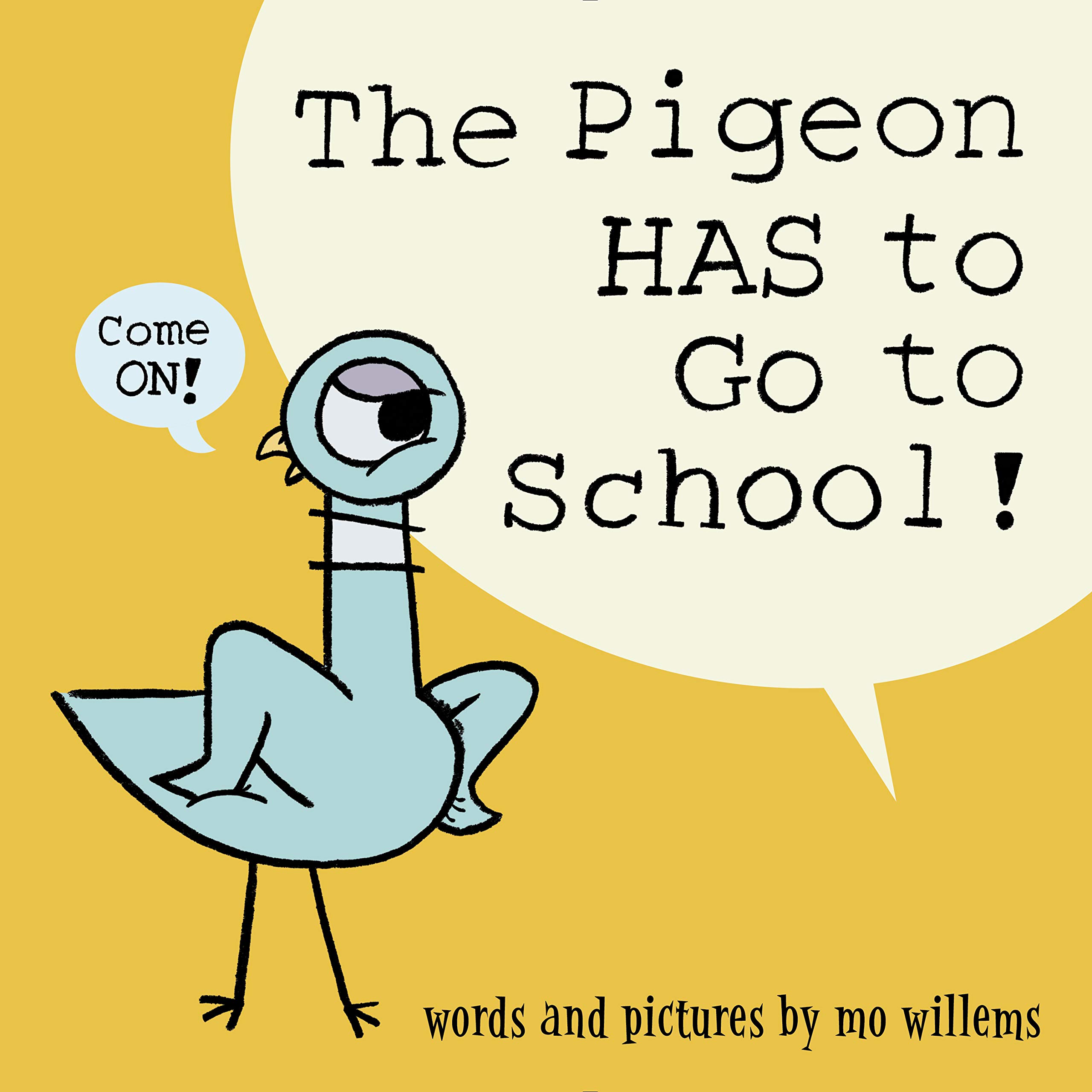 photo of the book "the pigeon has to go to school"