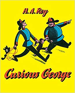 photo of the book "curious george"