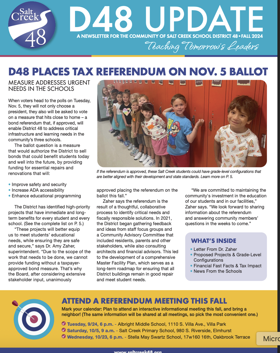 D48 Update - Fall 2024
