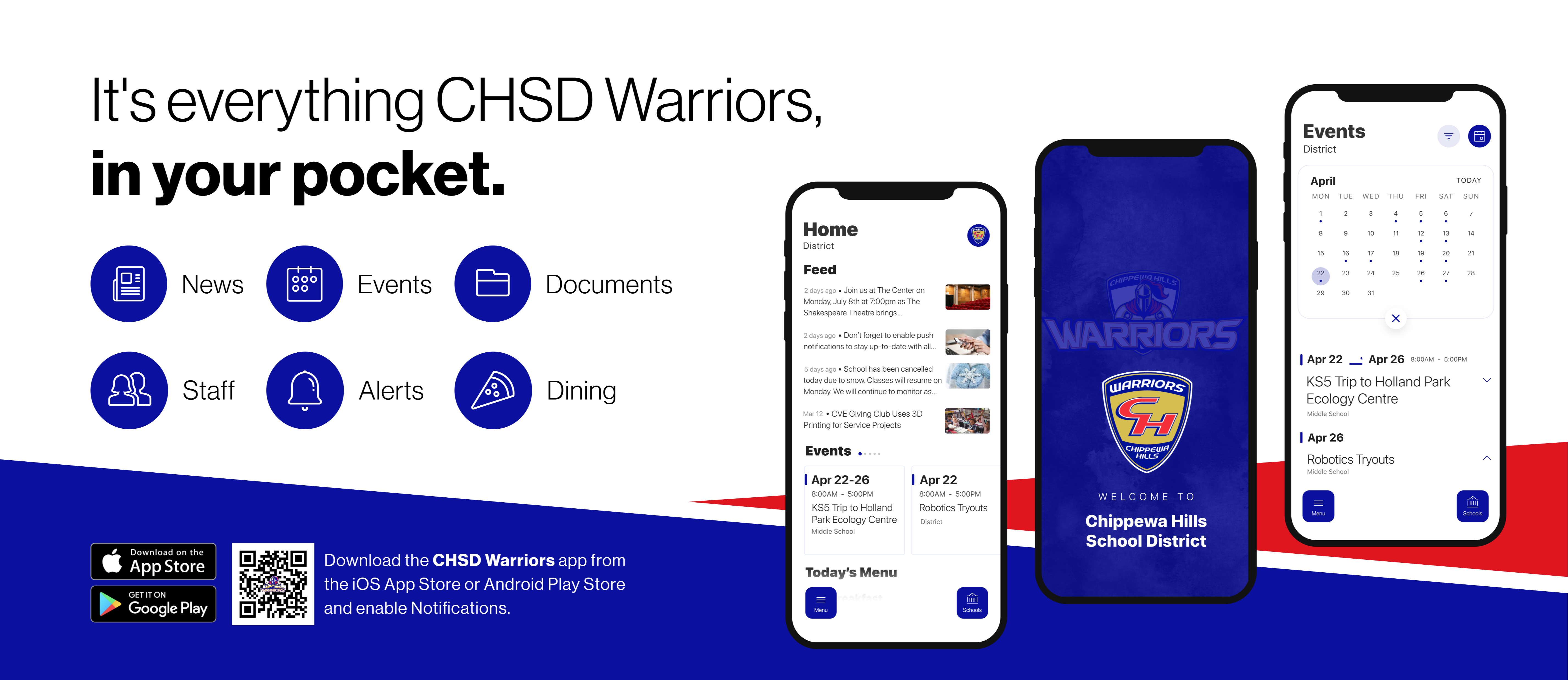 CHSD Warriors App: It's everything CHSD Warriors, in your pocket