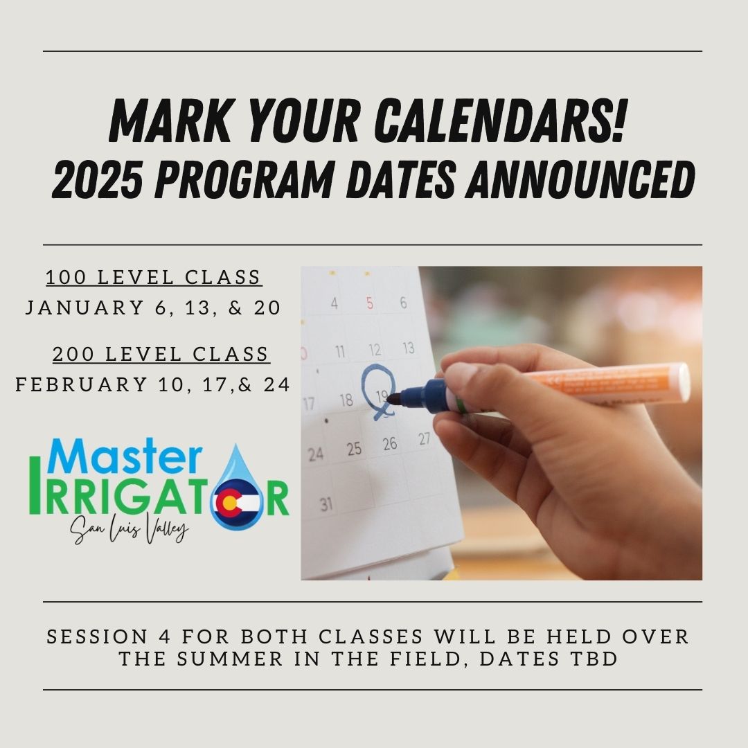 Mark your calendars, 2025 program dates announced