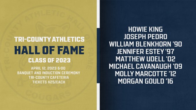 tri county athletics hall of fame class of 2023 