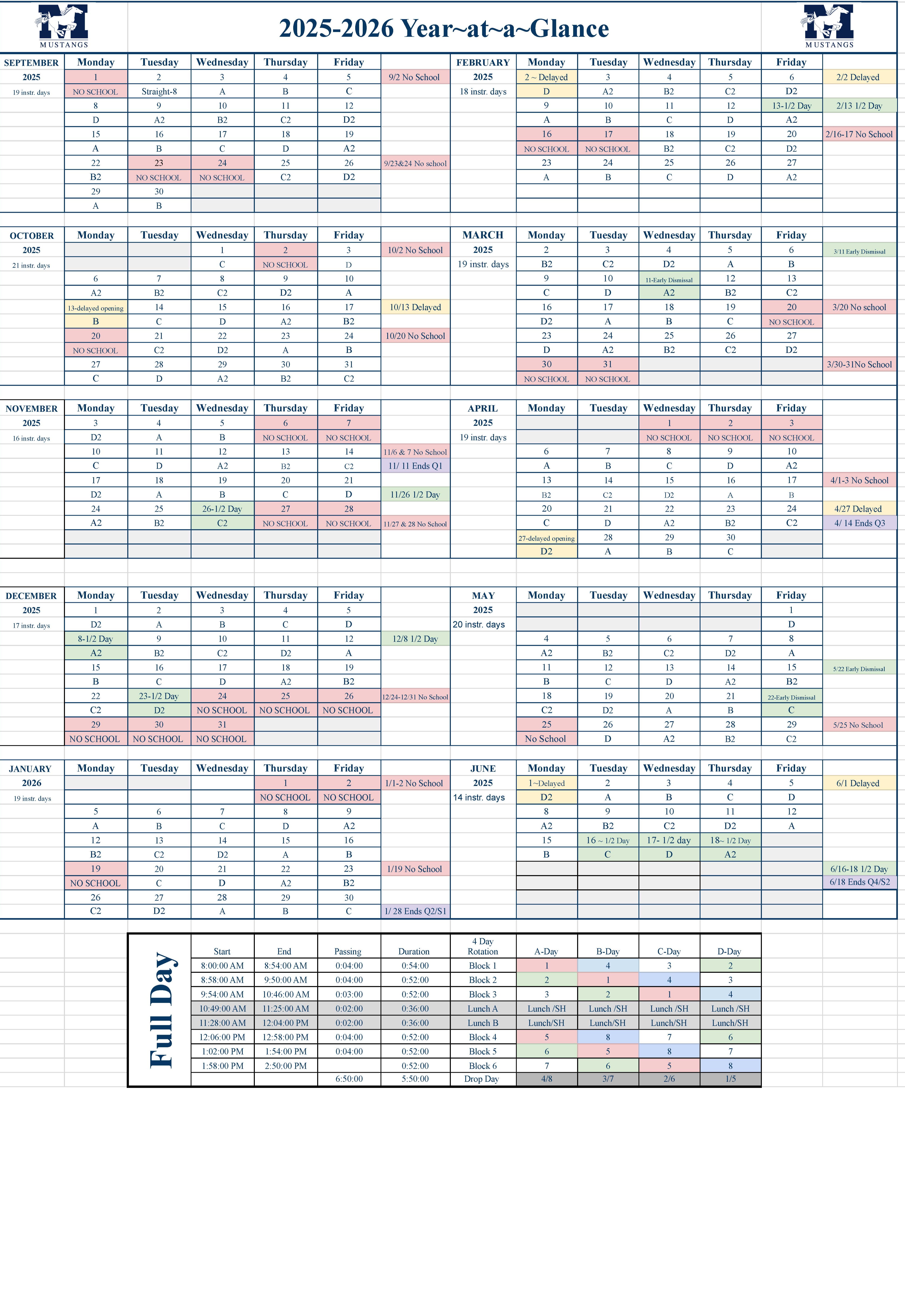25-26 Year at a Glance