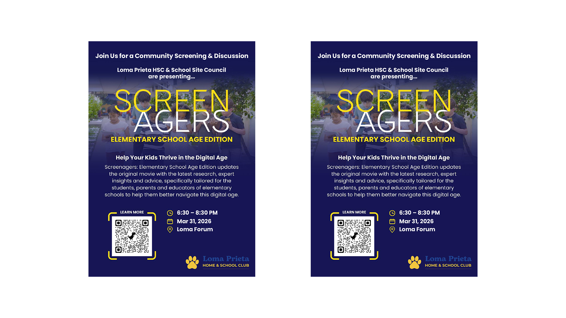 Screenagers Flyer