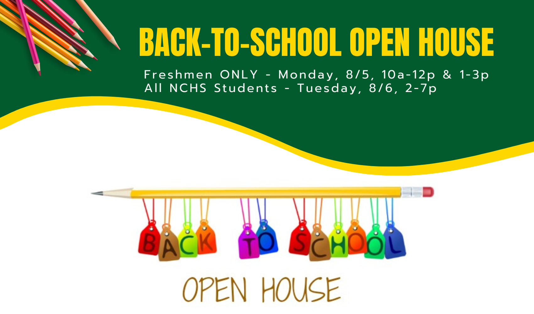 NCHS Open House