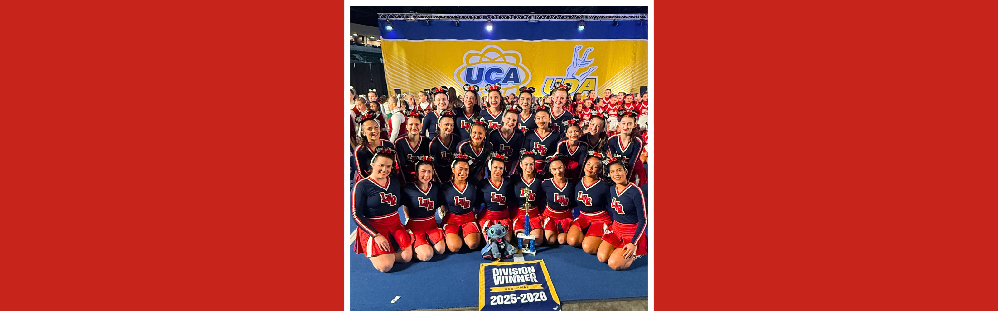 2025 UCA Regional Champions in the Medium Varsity Gameday Division