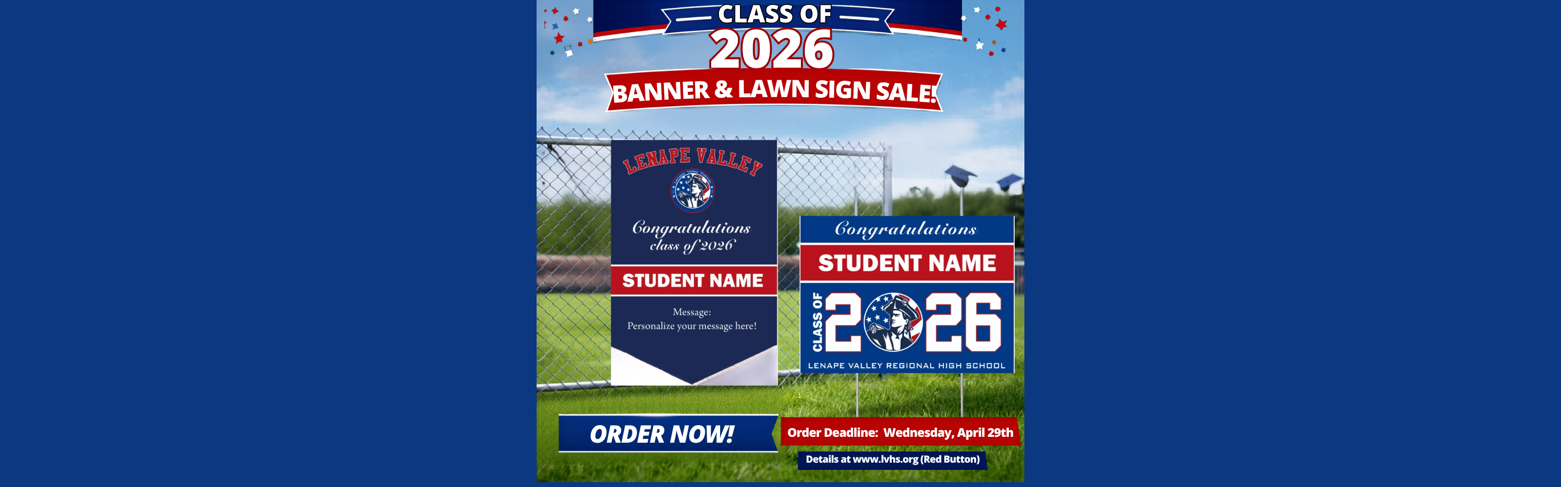 Last Chance to Order Banners &amp; Yard Signs!