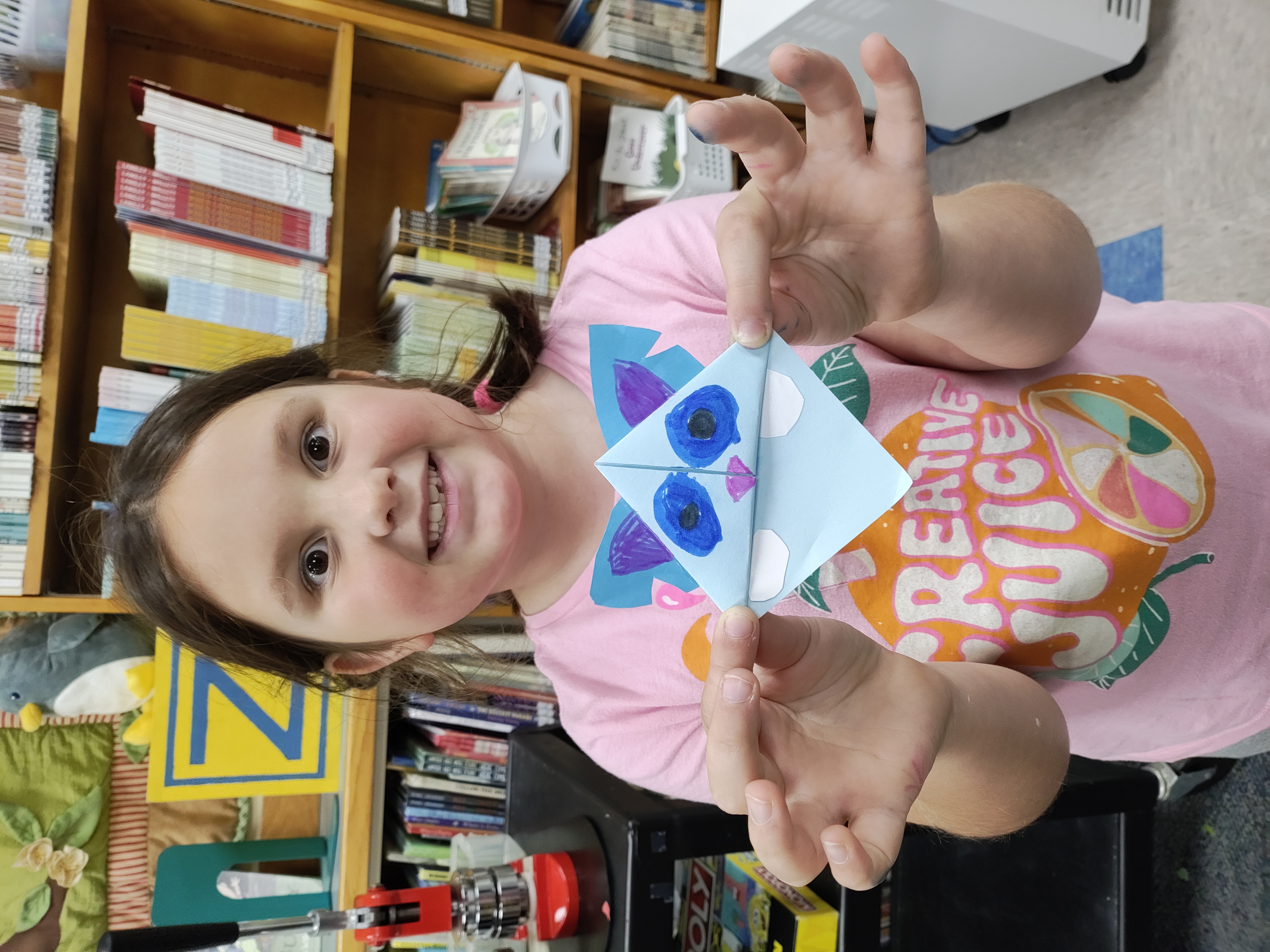 Students in Orchard Library and the Makerspace