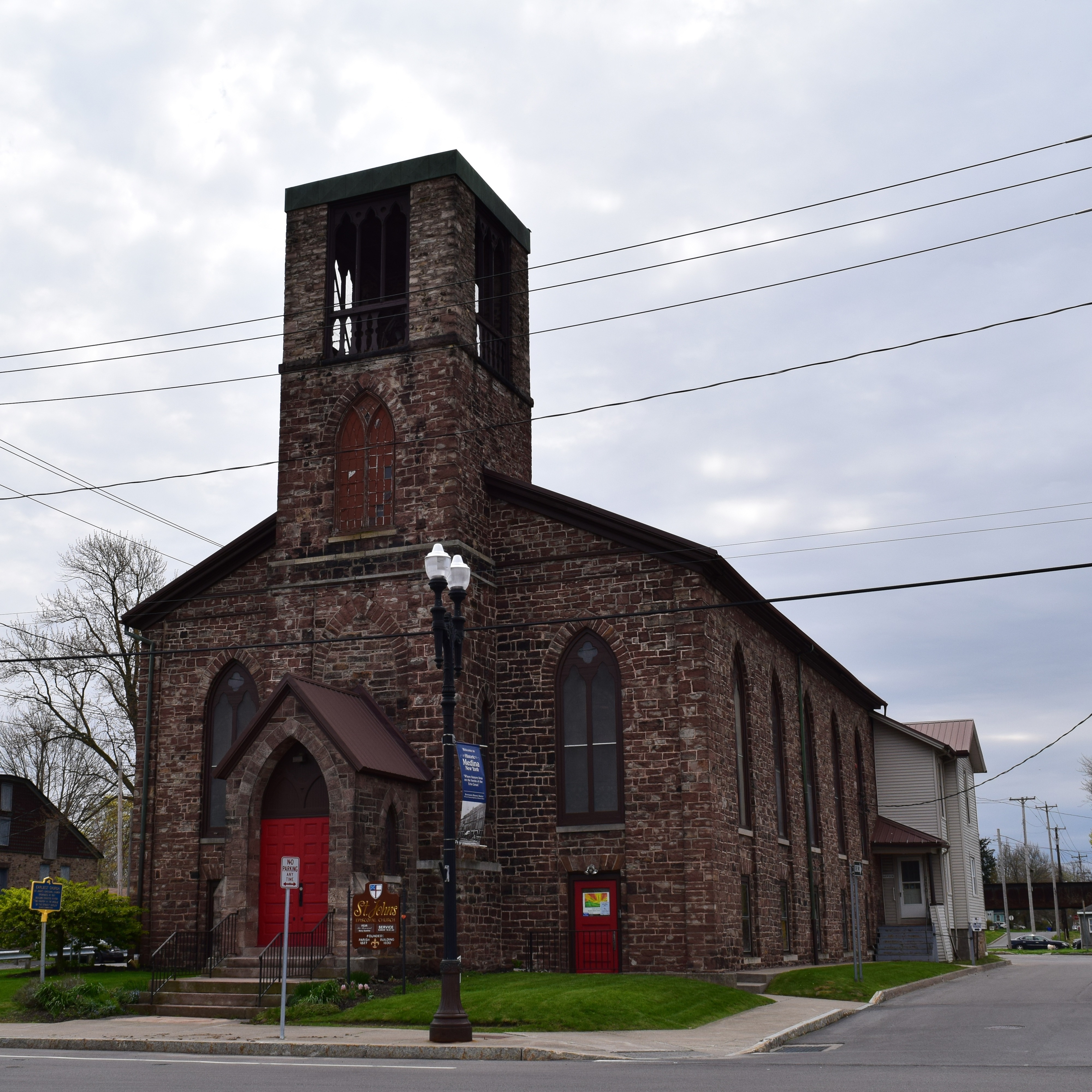 front facade of St. John's Episcopal Adult Ed location