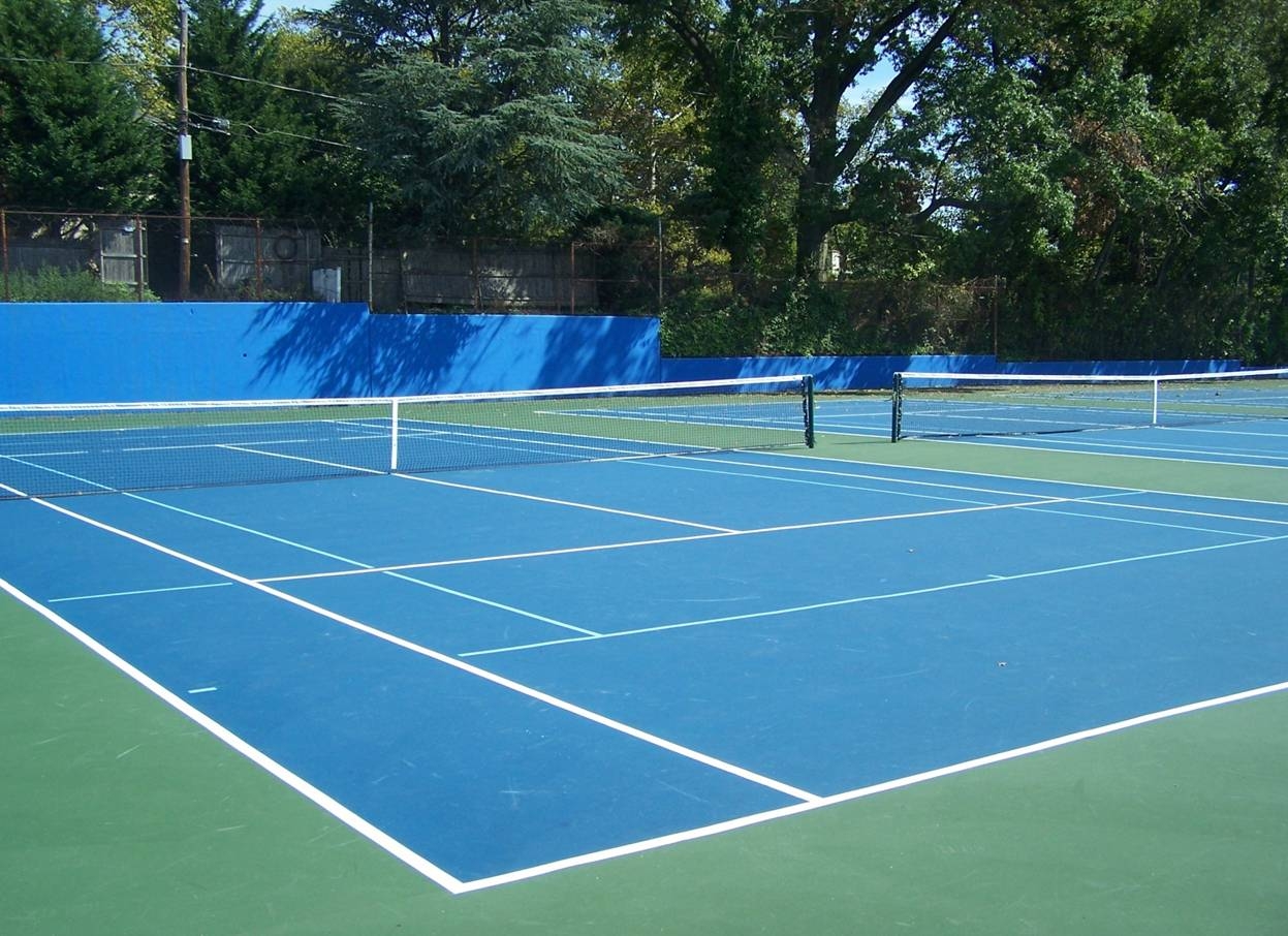 Tennis Courts After Renovations