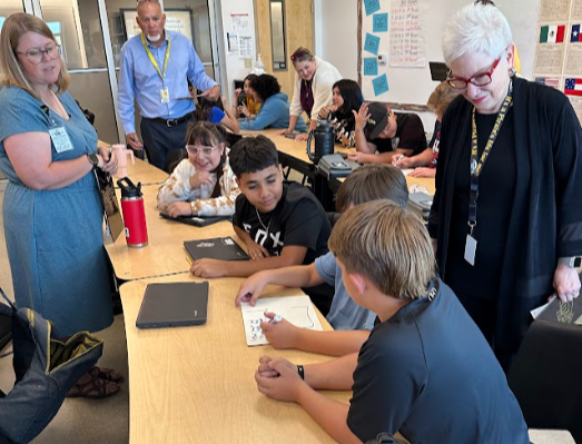 Group work with seventh grade social studies students