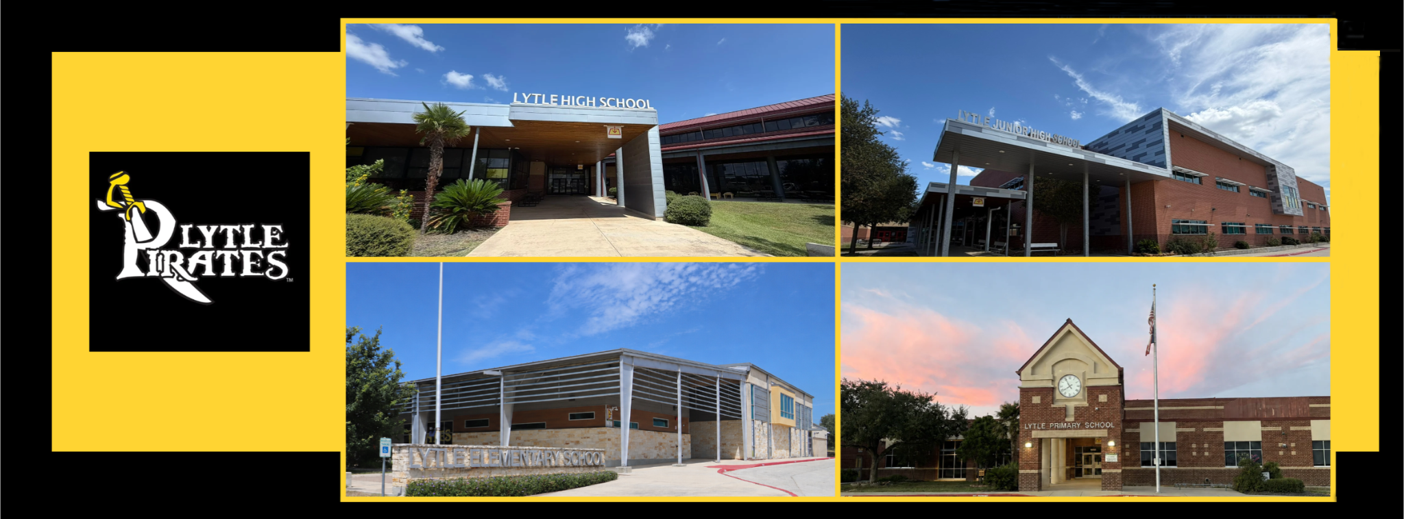 The four campuses of Lytle ISD