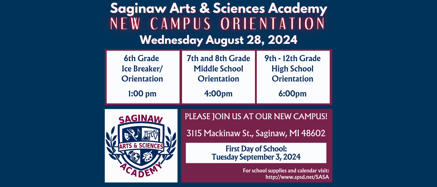 Home | Saginaw Arts & Sciences Academy